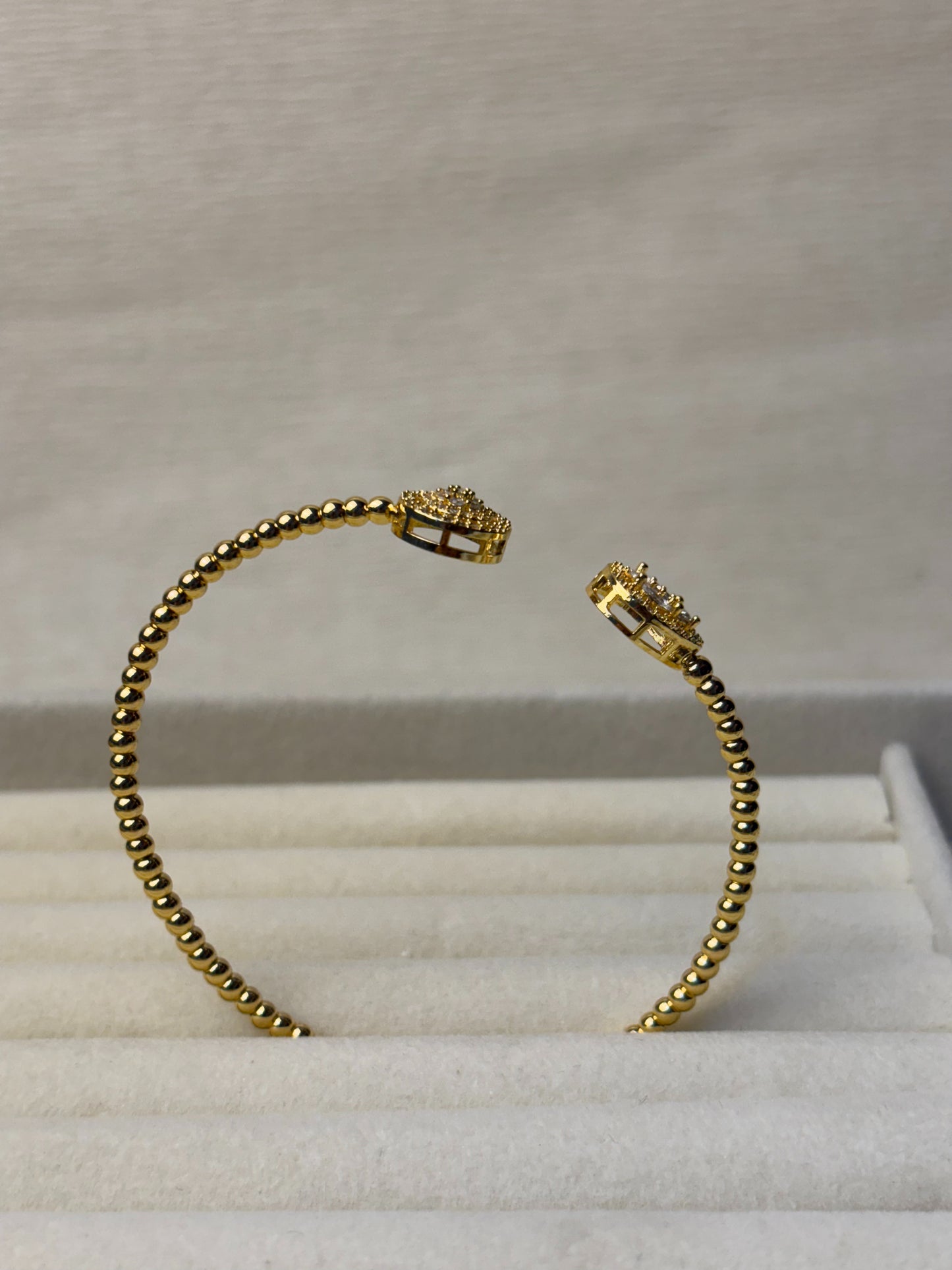 cuff bracelet with diamond