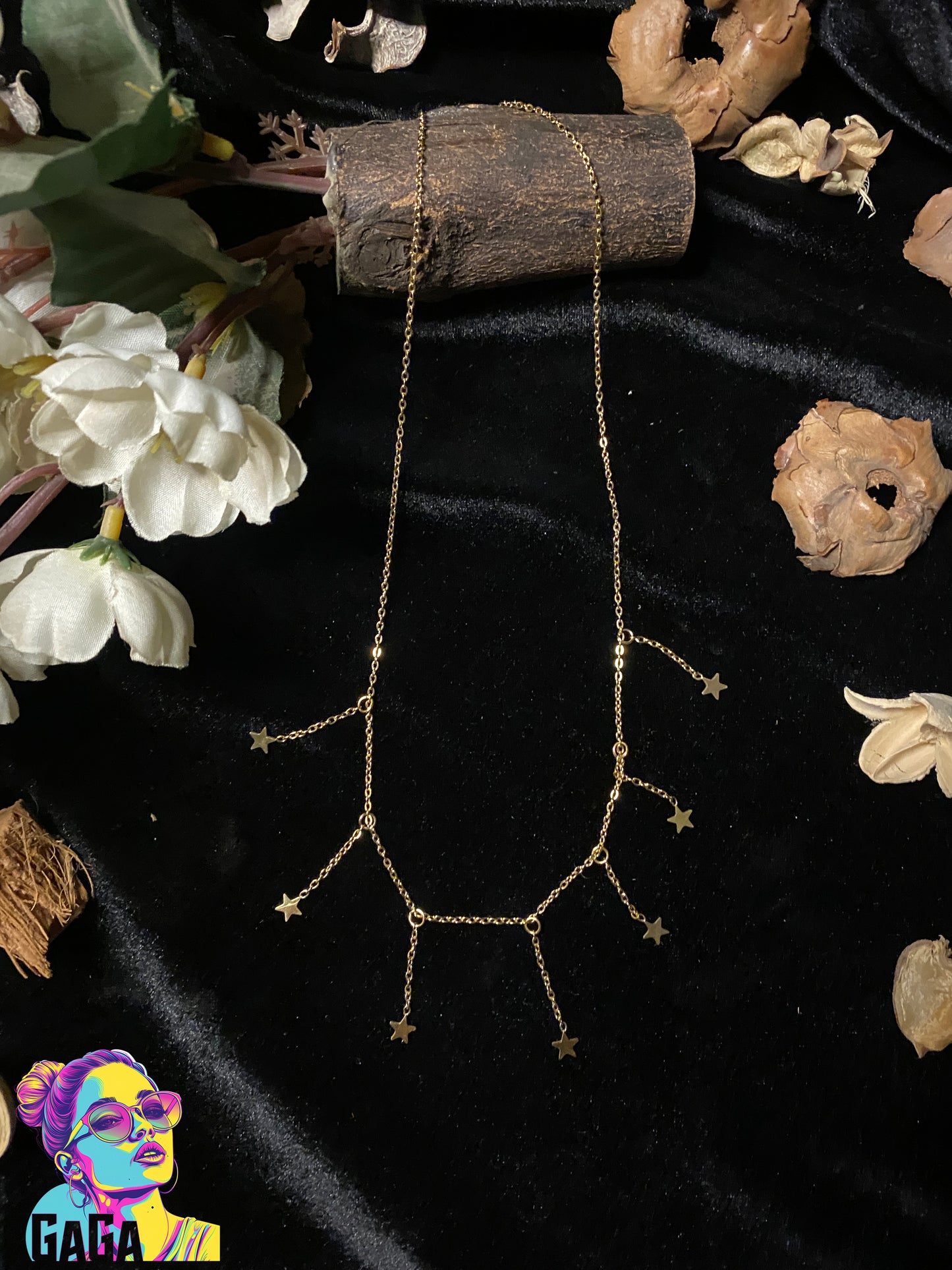 many stars necklace