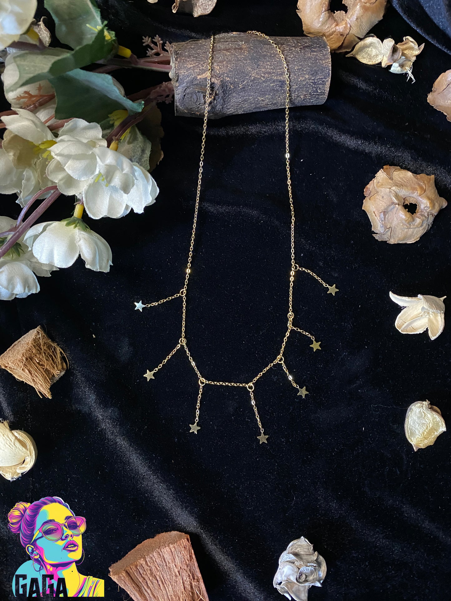 many stars necklace