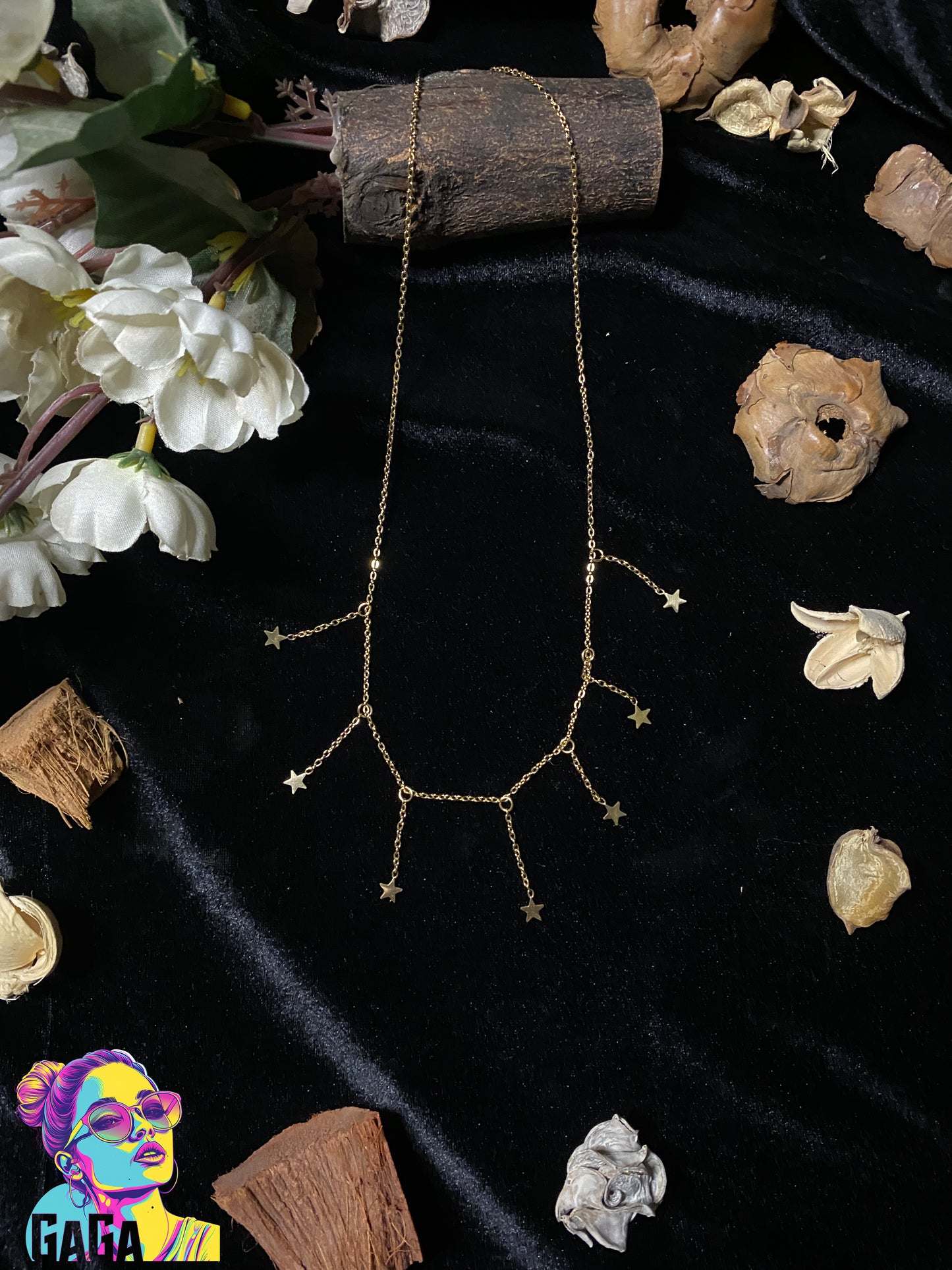 many stars necklace