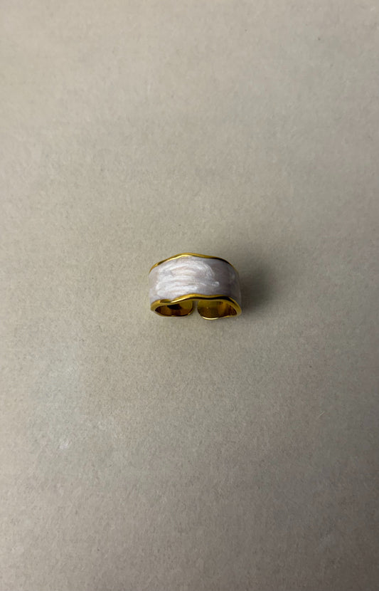 shell ring stainless free size