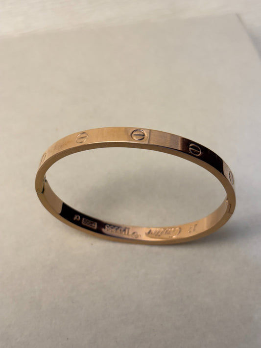 Cartier rose gold bracelet